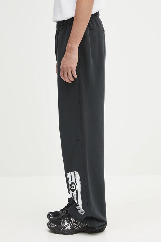 MM6 Maison Margiela spodnie dresowe SH2KA0033.M25004.900 czarny SS25