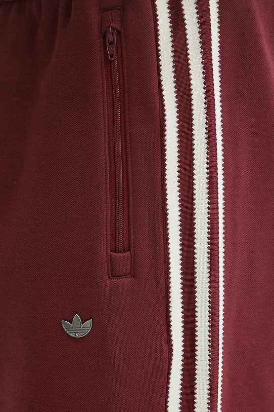 adidas Originals spodnie dresowe Prem Track Pants bordowy JV7592