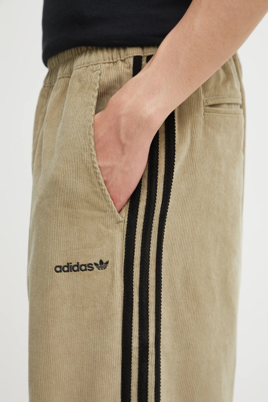 adidas Originals spodnie bawełniane Cord Pant szary KA0623