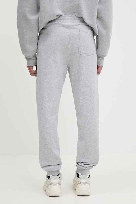 Odzież Maison Kitsuné spodnie dresowe bawełniane Fox Head Patch Regular LM01114KM0001 szary