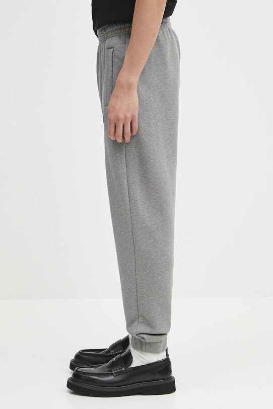 Pamučni donji dio trenirke Maison Kitsuné Bold Fox Head Patch Comfort MM01125KM0321 siva SS25