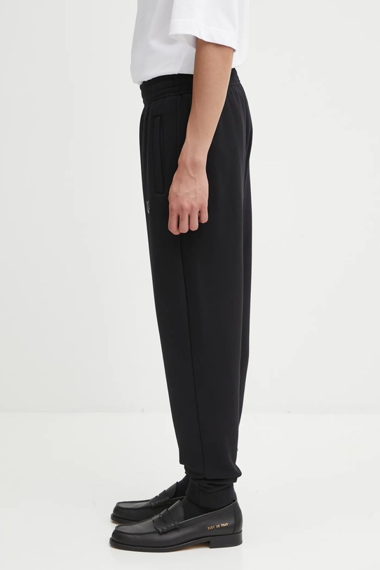 Bavlněné tepláky Maison Kitsuné Bold Fox Head Patch Comfort MM01125KM0321 černá SS25