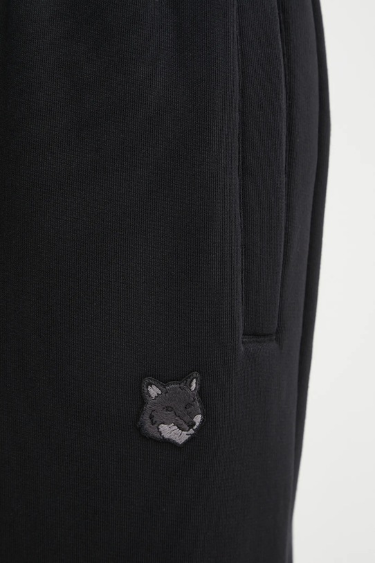 Bavlněné tepláky Maison Kitsuné Bold Fox Head Patch Comfort černá MM01125KM0321