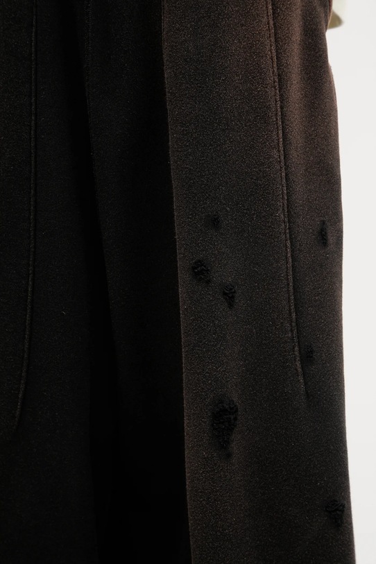 Needles pantaloni de bumbac Darts negru QV369