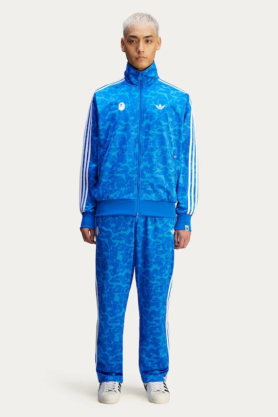 adidas Originals x BAPE SSTR PACK joggers blue color patterned JN7126 JN7126