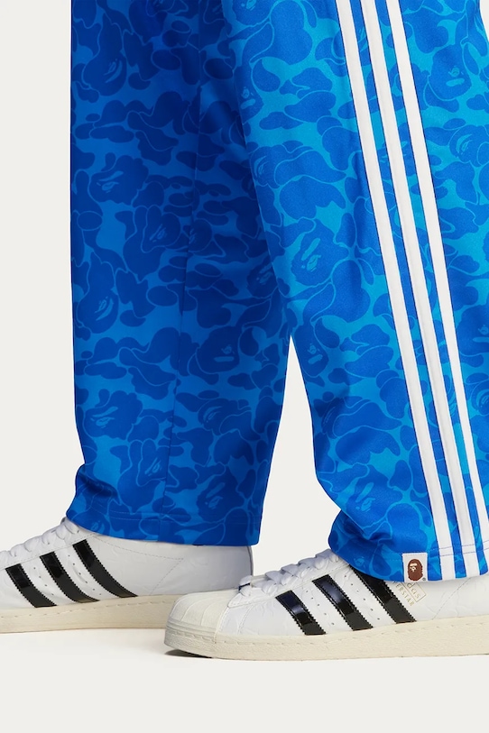 adidas Originals x BAPE SSTR PACK joggers blue color patterned JN7126 JN7126
