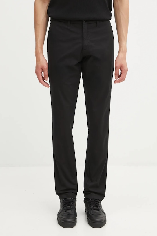 Carhartt WIP pantaloni Sid Pant cu elastan negru I027955.8902