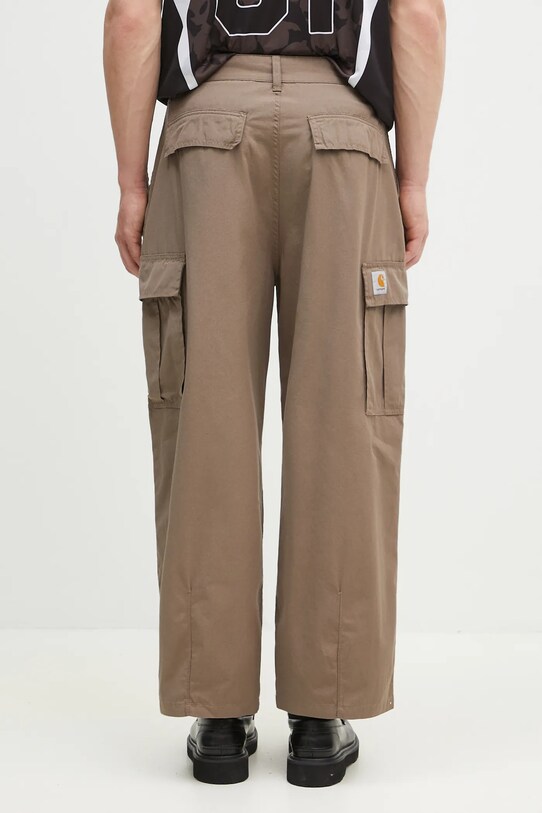 Odzież Carhartt WIP spodnie bawełniane Cole Cargo Pant I030477.1YJ02 zielony