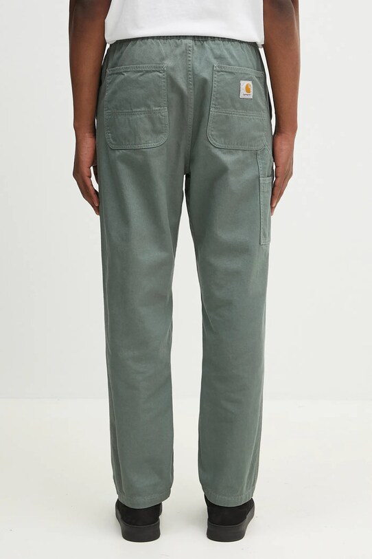 Oblečení Bavlněné kalhoty Carhartt WIP Flint Pant I029919.1YFGD zelená