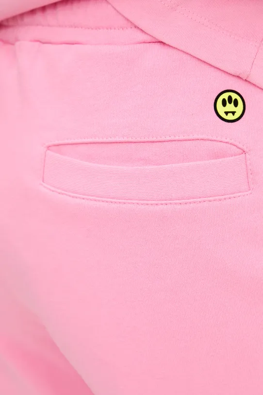 Barrow spodnie dresowe bawełniane S5BWUAFP085 różowy