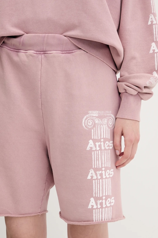 Βαμβακερό σορτσάκι Aries Aged Ancient Column Sweatshort AR3003403
