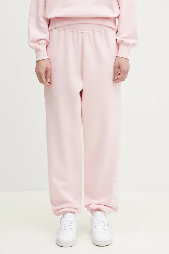Bavlnené tepláky No Problemo No Problemo Sweatpant NP3000203 ružová SS25