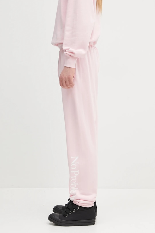 Odzież No Problemo spodnie dresowe bawełniane No Problemo Sweatpant NP3000203 różowy