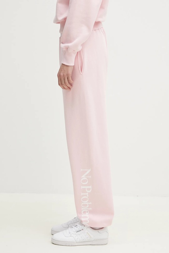 No Problemo spodnie dresowe bawełniane No Problemo Sweatpant różowy NP3000203