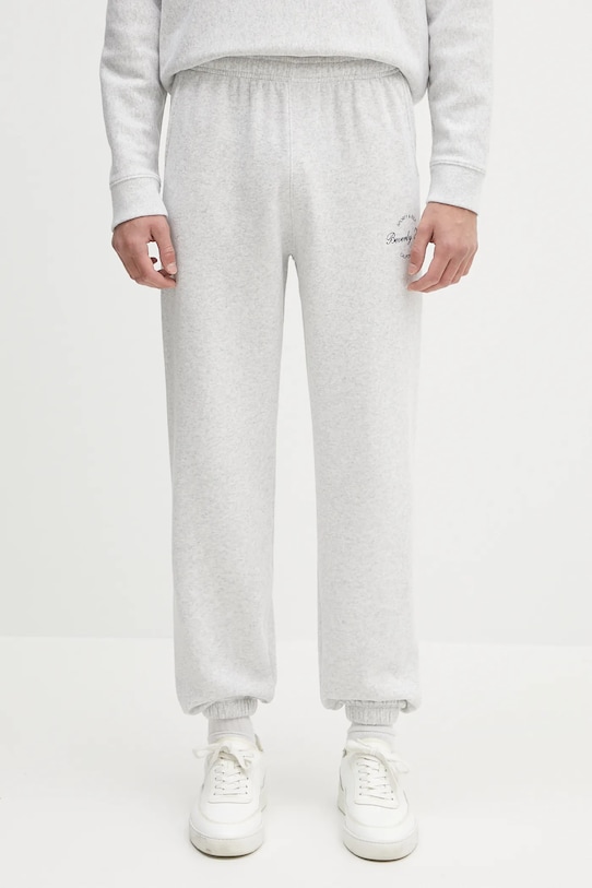Sporty & Rich joggers Beverly Script Soft melange gray PA050626257GY03