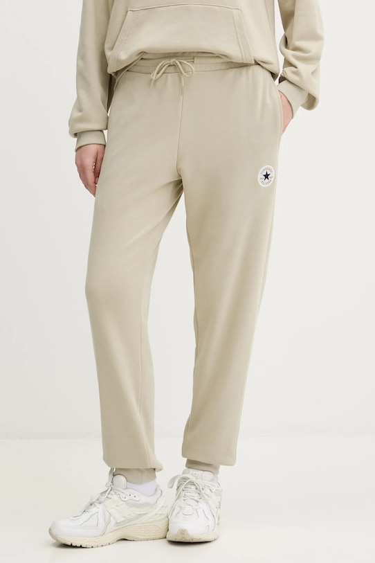 Converse spodnie dresowe 10026982.A09 beżowy SS25