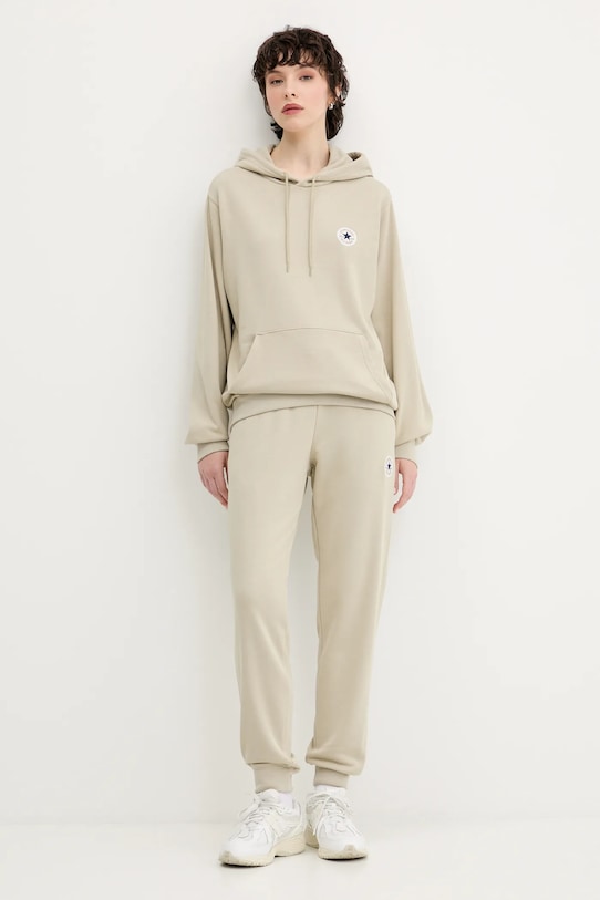 Converse spodnie dresowe beżowy 10026982.A09