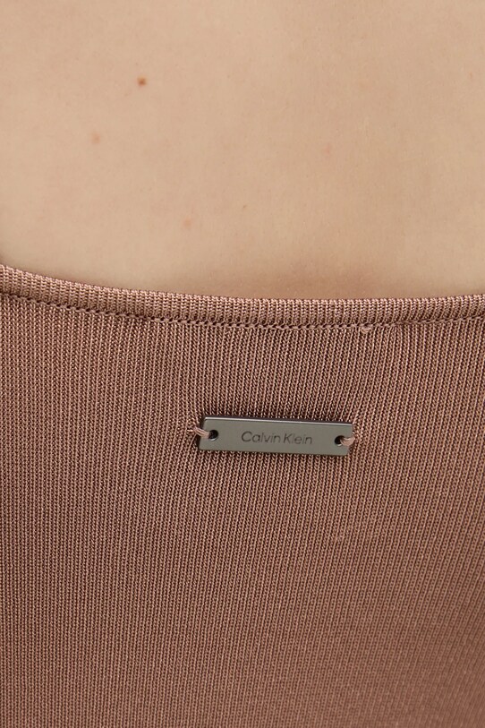 Сукня Calvin Klein K20K207920 коричневий