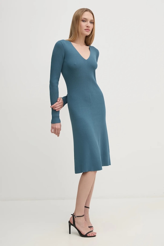 Oblečenie Šaty Calvin Klein K20K208102 tyrkysová