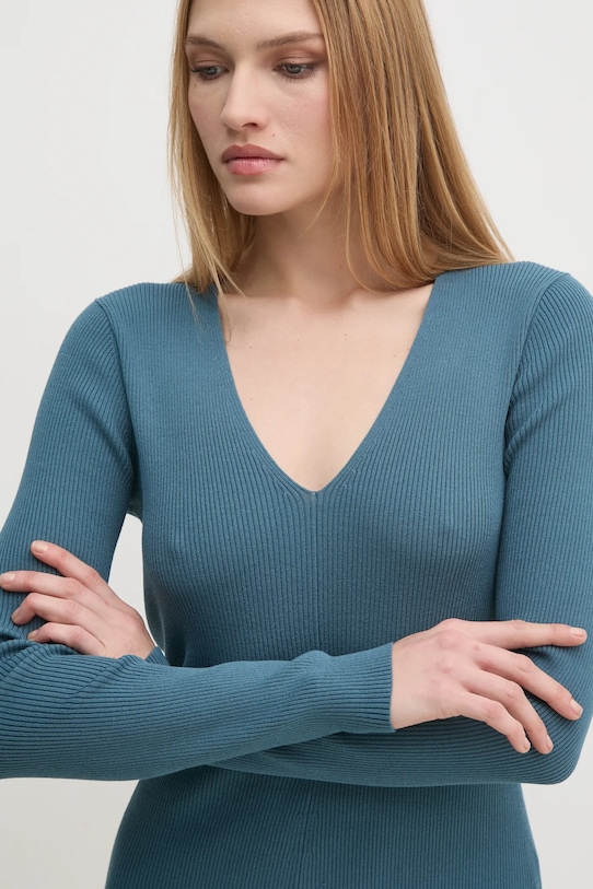 Šaty Calvin Klein tyrkysová K20K208102