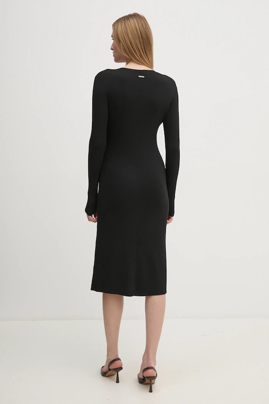 Calvin Klein rochie K20K208102 negru SS25