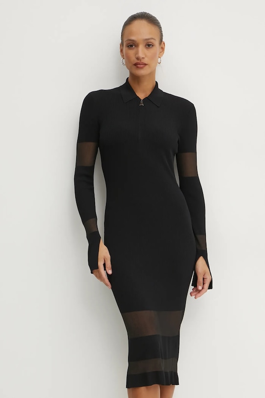 Φόρεμα Patrizia Pepe 8A1420.K078 μαύρο SS25
