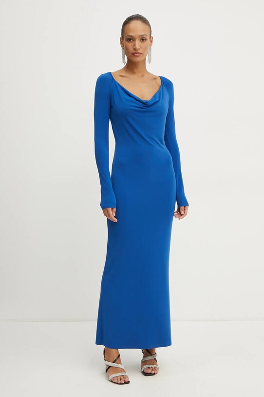 Patrizia Pepe rochie maxi albastru 8A1443.J015