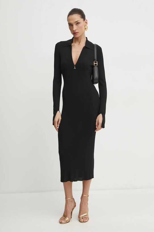 Patrizia Pepe rochie fixat negru 8A1491.K078