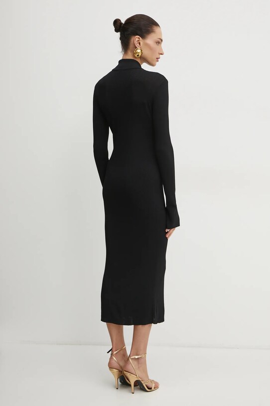 Odzież Patrizia Pepe sukienka 8A1491.K078 czarny