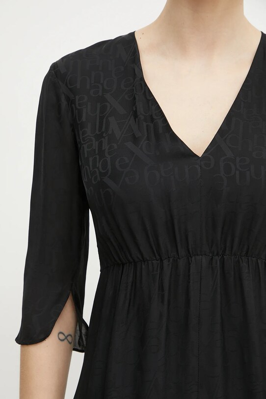 Armani Exchange sukienka XW000147.AF10842 czarny