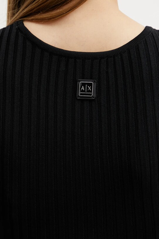 Рокля Armani Exchange XW000119.AF10352 черен