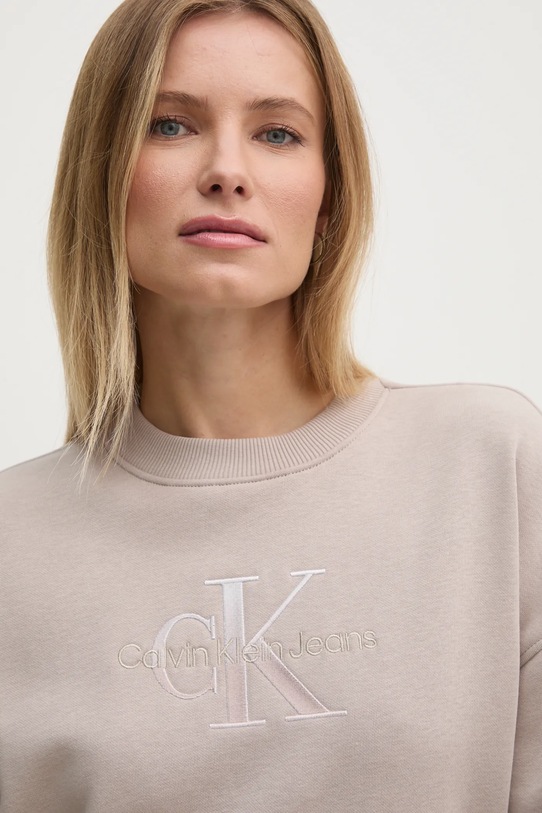 Šaty Calvin Klein Jeans béžová J20J224834