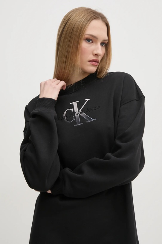 Šaty Calvin Klein Jeans černá J20J224834
