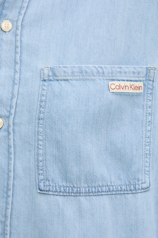 Džínové šaty Calvin Klein Jeans J20J225472 modrá