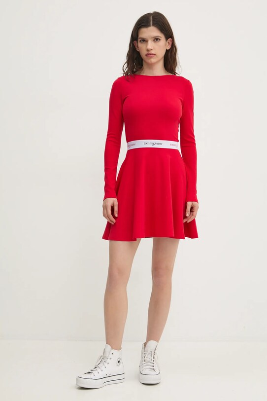 Платье Tommy Jeans DW0DW19465 красный SS25