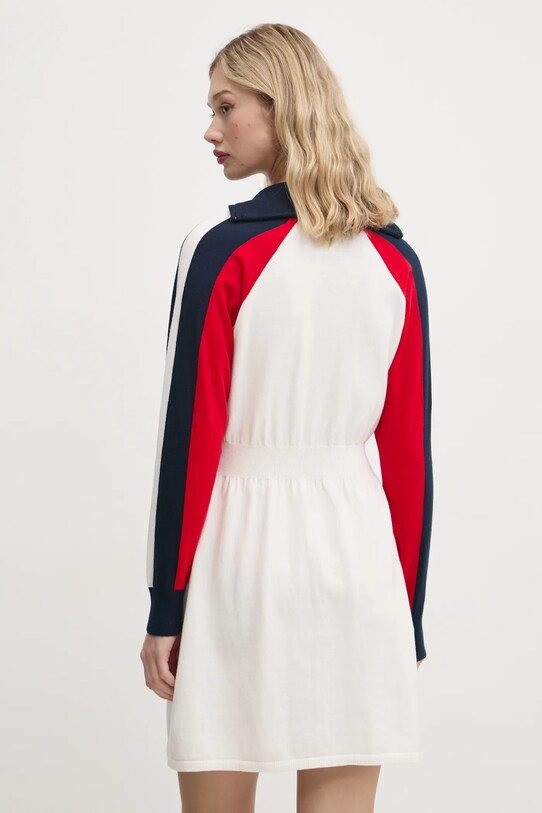 Одяг Сукня з домішкою вовни Tommy Jeans DW0DW19467 бежевий