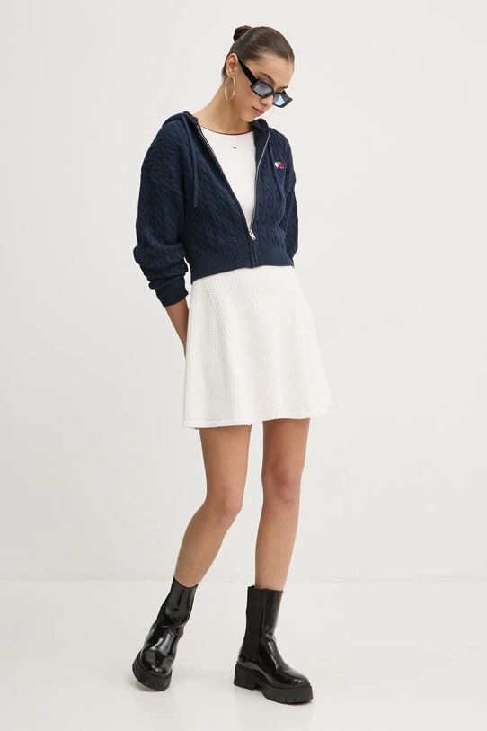 Odzież Tommy Jeans sukienka DW0DW19469 beżowy