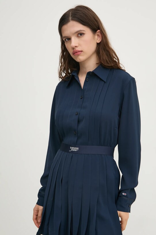 Tommy Jeans rochie bleumarin DW0DW19474