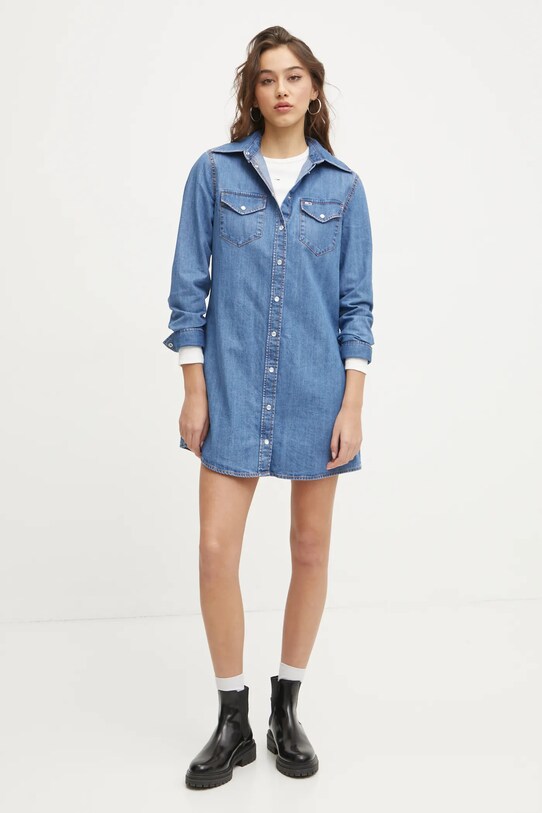 Tommy Jeans farmerruha DW0DW19853 kék SS25