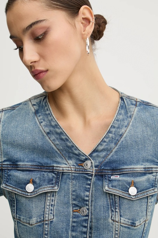 Tommy Jeans rochie din denim albastru DW0DW19854
