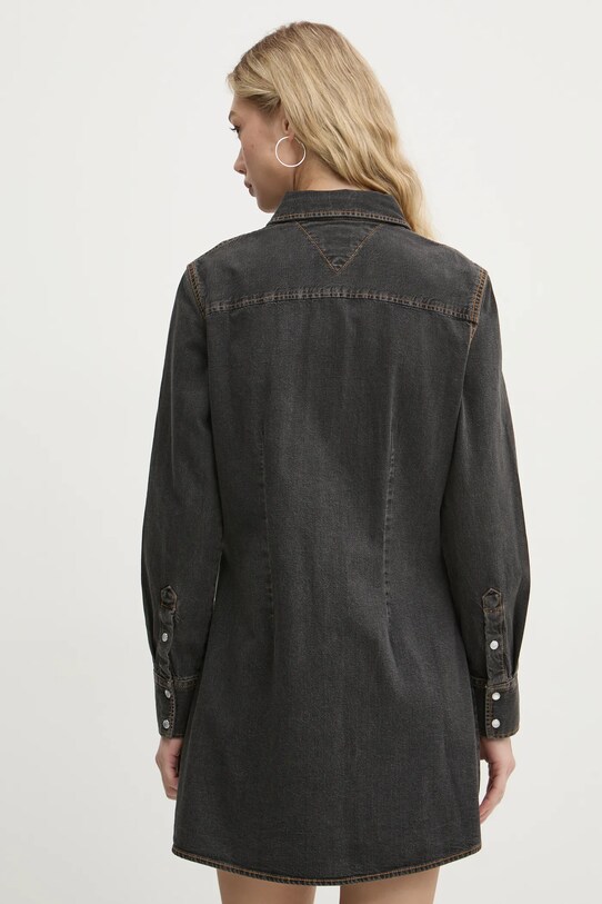 Oblečenie Rifľové šaty Tommy Jeans DW0DW20180 sivá