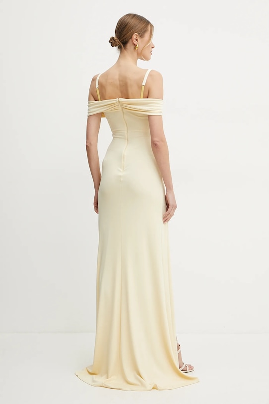Šaty Elisabetta Franchi ABR0851E2 žlutá SS25