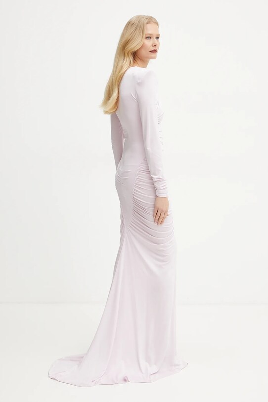 Odzież Elisabetta Franchi sukienka ABR3251E2 różowy