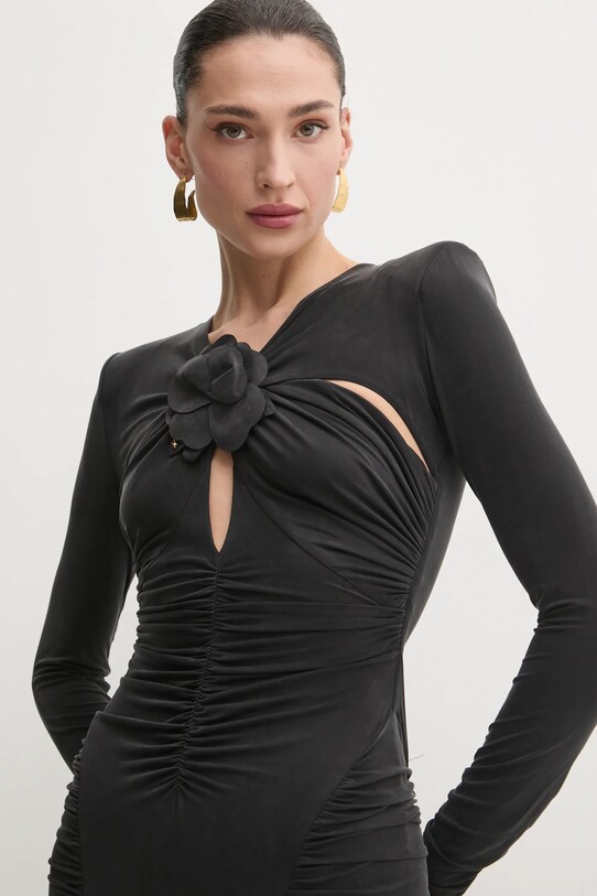 Elisabetta Franchi rochie ABR3251E2 negru SS25