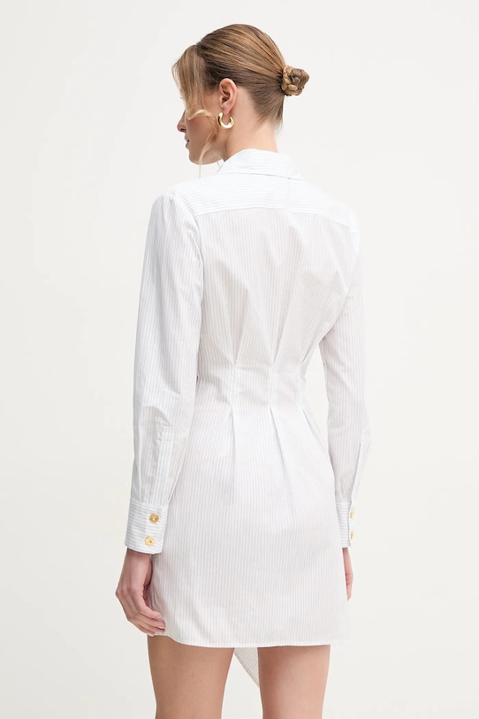 Oblečení Bavlněné šaty Elisabetta Franchi AB72551E2 bílá