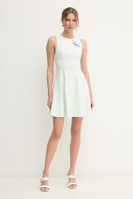 Платье Elisabetta Franchi mini зелёный AB76351E2