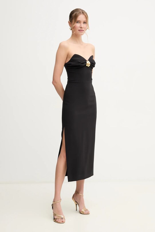 Ρούχα Φόρεμα Elisabetta Franchi AB76951E2 μαύρο