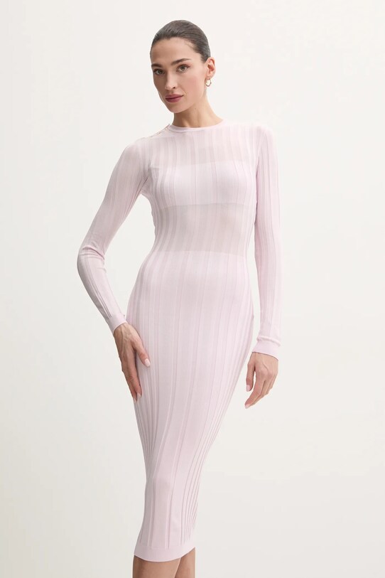 Платье Elisabetta Franchi casual розовый AM38S51E2