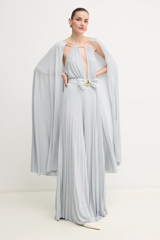 Šaty Elisabetta Franchi ABR1351E2 modrá SS25