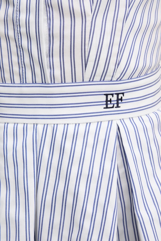 Памучна рокля Elisabetta Franchi AB77051E2 син
